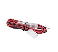 Cavo di alimentazione PNI con fusibile 3A e connettore per Radio CB PNI HP 8000L, 8001L, 8024, 9001 PRO, 9700, lunghezza 2 metri