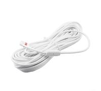 Cavo di alimentazione resistente alle intemperie con adattatore compatibile con Ring Spotlight Cam Plus/pro Battery Plus Reolink Argus Pro 76m/10m Cavo di ricarica Tpe con magnetico