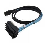 Cavo di alimentazione SATA interno da 1 m per Mini SAS SFF-8087 a 4 dischi rigidi SAS SFF-8482 Target a 36 pin.