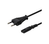 Cavo di alimentazione Savio CL-97 1,2M Europlug tipo C 2 pin Nero