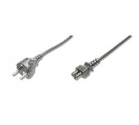 Cavo di alimentazione Schuko/IEC C5 M/F dritto nero 1,8 m