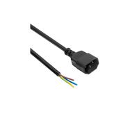 Cavo di alimentazione senza estremità CU 3x1mm IEC C14 AK-OT-10C