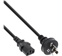 InLine Cavo di alimentazione 16655F Nero 5 m Spina tipo I Accoppiatore C13