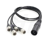 Cavo di alimentazione splitter a Y XLR 4 pin a 4 x Hirose 4 pin maschio per dispositivi audio 688 664 Zoom F8