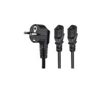 Cavo Di Alimentazione StarTech 2M C13 Schuko CEE7 A 2X Cavo Divisore