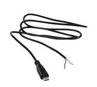 Cavo di alimentazione USB C a 2 pin con estremitÃ aperta e connettore maschio tipo C a 90 gradi/testa dritta, cavo di prolunga pigtail 22AWG
