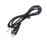 Cavo di alimentazione USB C a 2 pin con estremitÃ aperta e connettore maschio tipo C a 90 gradi/testa dritta, cavo di prolunga pigtail 22AWG