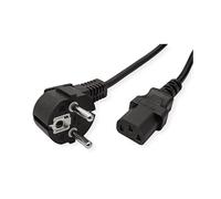 Value Power Cable Straight Iec Conncector Black 1.8M