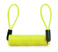 Cavo di blocco del freno a disco per bicicletta a molla per bicicletta per casco da motociclismo, colore: giallo