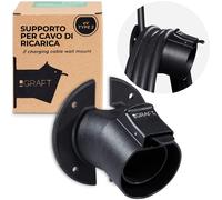 CAVO DI CARICA TIPO 2 SUPPORTO DA MURO PER AUTO ELETTRICA STAZIONE DI RICARICA E