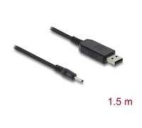 Cavo di Carica USB A a DC Delock 1,5 m Nero