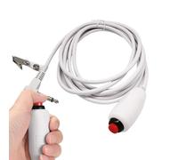 Cavo di chiamata per infermiera - Pulsante di chiamata per infermiera, 6,35 mm, cavo di ricambio per presa telefonica con clip per letto per infermiera stazione