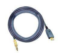 Cavo di Chitarra USB, Leggero Accessori per Adattainti del Cavo del Cavo per Chitarra da 6,35 Mm per Chitarra Elettrica