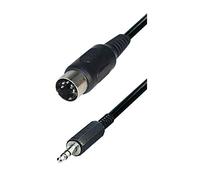 MATR A65 - Cavo adattatore, jack da 3,5 mm su 5 poli DIN, 1,5 m.