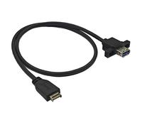 Cavo di collegamento da 20 pin TypeE a USB 3.2 sul pannello frontale per desktop rapido scambio dati connettori USB ad alta velocità