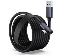 Cavo di Collegamento da 5M Compatibile con Meta/Oculus Quest3/Quest2 e PC/Steam VR,Stouchi Cavo per Cuffie per VR Trasferimento Dati PC ad Alta Velocità Lungo Ricarica Rapida da USB 3.0 a USB C per PC