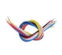 Cavo di Collegamento del Circuito Interno del Basso per Chitarra Elettrica da 10 Pezzi Ad Alta sensibilità per la Riparazione e la Sostituzione di Strumenti Musicali (19 cm)