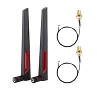 Cavo di Collegamento della Scheda di Rete Wireless 2Pcs M.2/NGFF + Antenna di Rete 2 * 8DBi AC688 2.4GHz-5.8GHz Frequenza Piena per 9260NGW/7265AC/9650AC/BCM94360