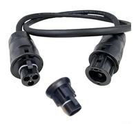 Cavo di collegamento di rete per Betteri BC01, cavo flessibile a 3 conduttori, 1,5 mm², resistente all'olio, H07RN-F per inverter AC per presa schuko (3 metri)
