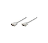 Cavo di collegamento Digitus DVI DVI-D 18+1pin. Connettore DVI-D 18+1pin. Spina 2,00 m nero AK-320107-020-S cavo DVI avvitabile
