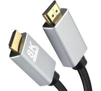 Cavo di collegamento Helos, HDMI maschio/maschio, PREMIUM 8K, 1,0 m, nero NEW