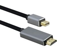 Cavo di collegamento Helos, mini DisplayPort maschio/HDMI maschio, PREMIUM 4K, 3,0 m, nero
