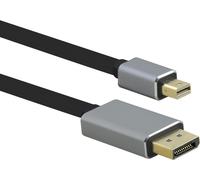 Cavo di collegamento Helos, mini DisplayPort St./DP St., PREMIUM 8K, 2,0 m, nero