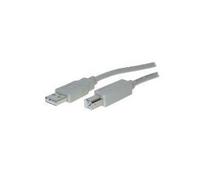 Cavo di collegamento Helos USB 2.0 serie da A a B, 5 m, grigio NEW