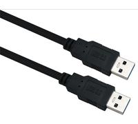 Cavo di collegamento Helos, USB 3.0 A maschio/A maschio, 5,0 m, nero