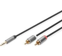Cavo di collegamento jack da 35 mm per il collegamento di lettore MP3 o smartphone tramite gli ingressi cinch dellimpianto ster NEW