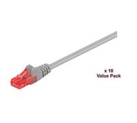 U/UTP CAT6 10M GREY 10 PACK