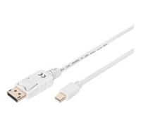 Digitus Cavo adattatore DisplayPort AK34010203 - mini DP a DP 3 m FullHD 1080p/60Hz con bloccaggio