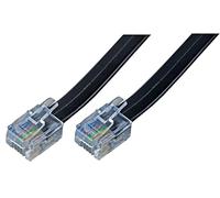Cavo di collegamento modulare RJ12 maschio a RJ12, 5 m, nero