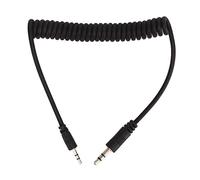 Cavo di Collegamento Otturatore Fotocamera, Cavo a Molla da 3,5 Mm a CB2 Cavo di Collegamento Trigger Flash per Telecomando Otturatore per Serie EM, 1 Metro