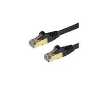 StarTech.com Cavo patch CAT6a da 7,5 m - Schermato STP - Filo di rame al 100 - Connettore antistrappo - Nero