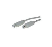 Cavo di collegamento USB Helos serie da A a B, 1,8 m grigio