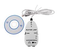 Cavo di collegamento USB per chitarra per PC portatile registrazione audio studio adattatore bianco