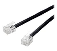 Vivanco VVTELRJ1130 cavo telefonico 3 m Nero