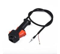 Cavo di comando a farfalla nero interruttore maniglia per decespugliatori e decespugliatori, adatto per tubi da 26 mm, modelli generali 139/140, 1 pezzo