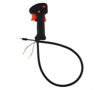Cavo di comando dell'acceleratore per interruttore con manico a spazzola, arancione di sicurezza per presa di controllo del tagliabordi, compatibile con CG CYG 26 33 43 52 Multi