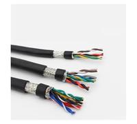 Cavo di comando schermato Cavo schermato a doppino intrecciato Nucleo in rame puro 2-24 core 16-24 AWG(1 Meter Price,20 18 AWG 0.75MM)