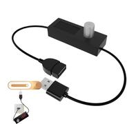 Cavo di commutazione USB con timer per conto alla rovescia - Cavo con interruttore per risparmio energetico e spegnimento automatico, elettronica di consumo per acquario, casa e automotive