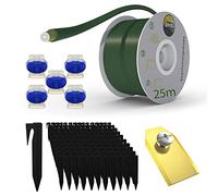 Cavo di confine da 25 m + 25 picchetti + 5 connettori per cavi + 30 lame per robot tosaerba, set di accessori per robot tosaerba, cavo di confine per cavo di ricerca, compatibile con Gardena Husqvarna