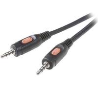 Cavo di connessione audio a camminata professionale SpeakA [spina jack 1x 3,5 mm - plug jack 1x 3,5 mm] 5 m nero (SP -7870376)