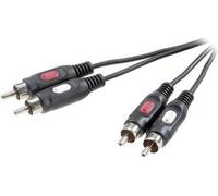 Cavo di connessione audio a ginnastica professionale SPEAREA [Plug Cinch 2x Cinch Plug-2x] 2,50 M nero (SP-7869768) NEW