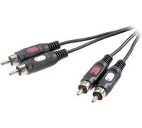 Cavo di connessione audio di sega professionale Speaka [plug-2x plug-2x plug-2x] 10 m neri (SP-7870624)