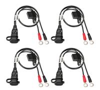 Tecmate O1x4 Optimate 508mm 12v 1/4´´ Battery Cable 4 Units Argento