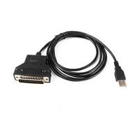 Cavo di connessione da USB a DB25 a 25 pin RS232 maschio per stampanti e macchine utensili obsolete, trasmissione dati stabile.