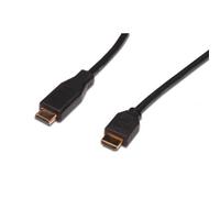 DIGITUS Cavo di collegamento HDMI High Speed, tipo A - con amplificatore di segnale - 10.0 m - Full HD 1080p/60Hz - compatibile con TV/beamer/monitor - contatti placcati oro - nero