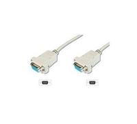 Cavo di connessione seriale Digito 1x D-Sub-Socket 9Pol. -1x D-Sub-Socket 9-pin. 200 M beige (AK-610106-020-E)